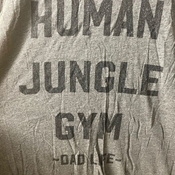 Declan + Crew Men's Human Jungle Gym Dad Life Tshirt Grey XL Graphic Tee GIFT - Picture 5 of 5